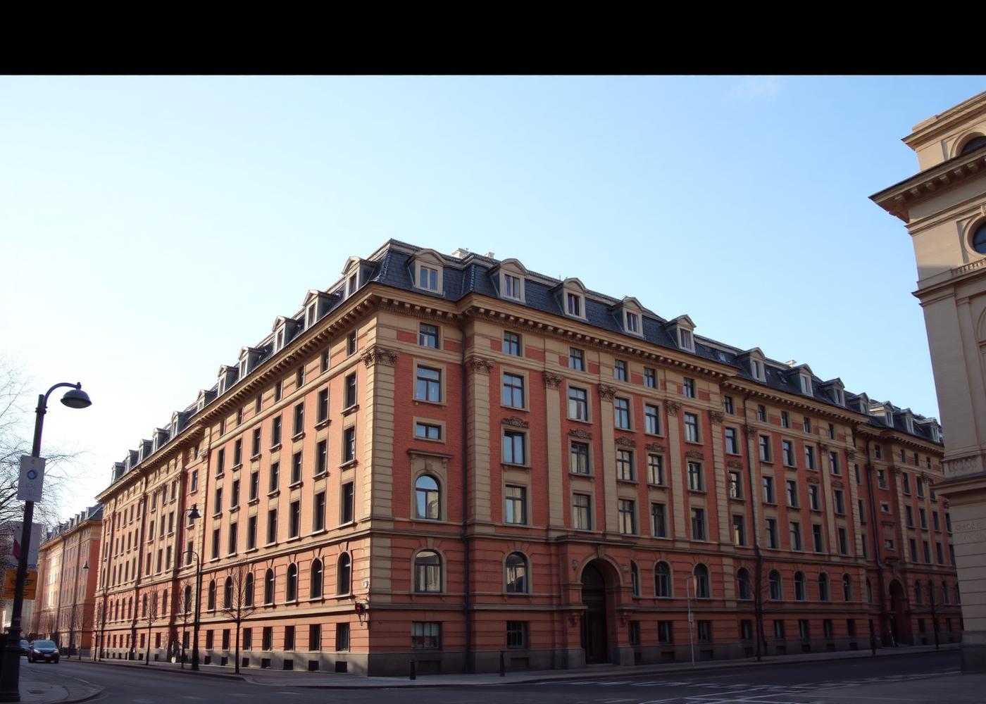 Historische Fassade im Ruhrgebiet